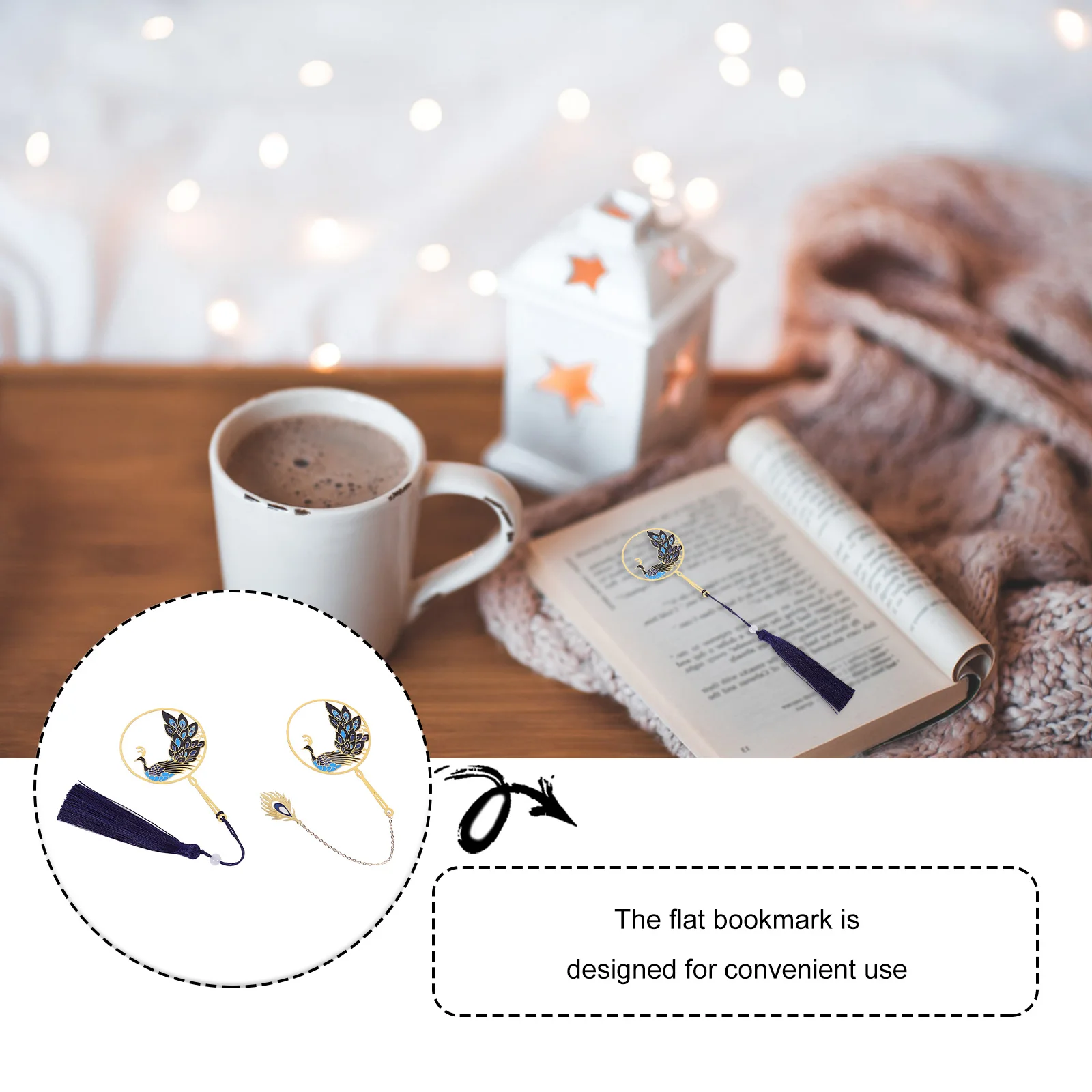 

creative Art Bookmark Tassel Pendant Metal Page Marker Student Gift Decoration Hollow Souvenirs Business Diy