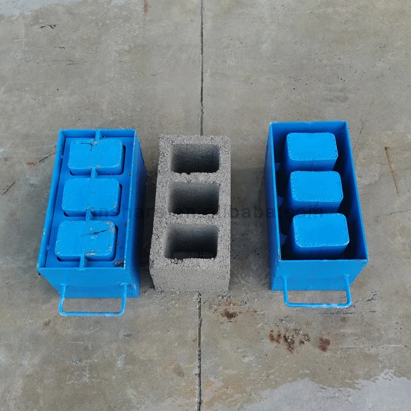 One piece of cement hollow machine home manual brick making brick machine mobile  making machine mold customization