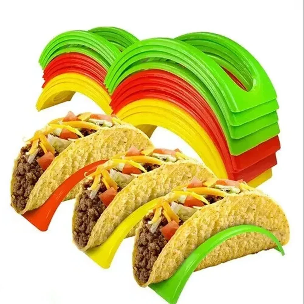 Convenient Serve A Variety Of Tacos Kitchen Tools Plastic Food Presentation Hard Rack Stand Kitchen Tool Mexican Food