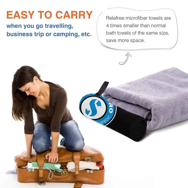 Scubapro Quick dry Towel New Travel Microfiber Good Quality