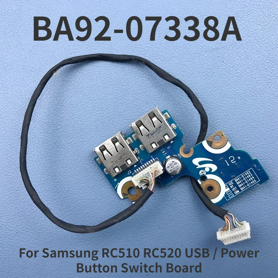 (Disassembled and used) For Samsung RC510 RC520 USB / Power Button Switch Board + Cable BA92-07338A