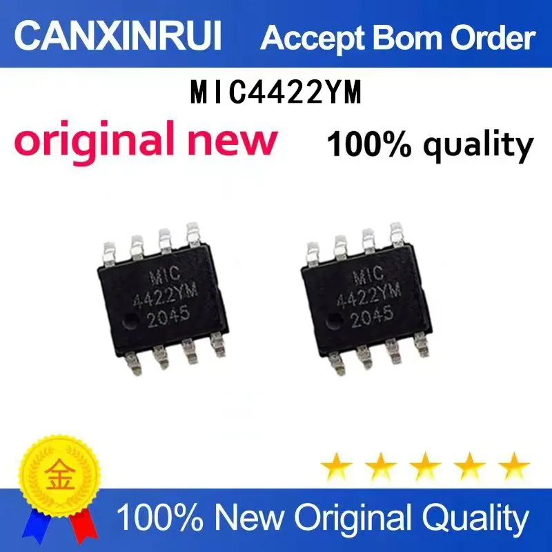 

(5-100 Pieces) Brand new original MIC4422YM MIC4422 S0P-8 spot chip IC