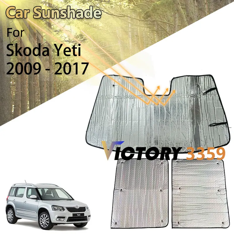 

Car Front Window Visor Sunroof Sunshade For Skoda Yeti 2009 - 2017 Accessories Windscreen Heat Insulation Proof Protection Cover