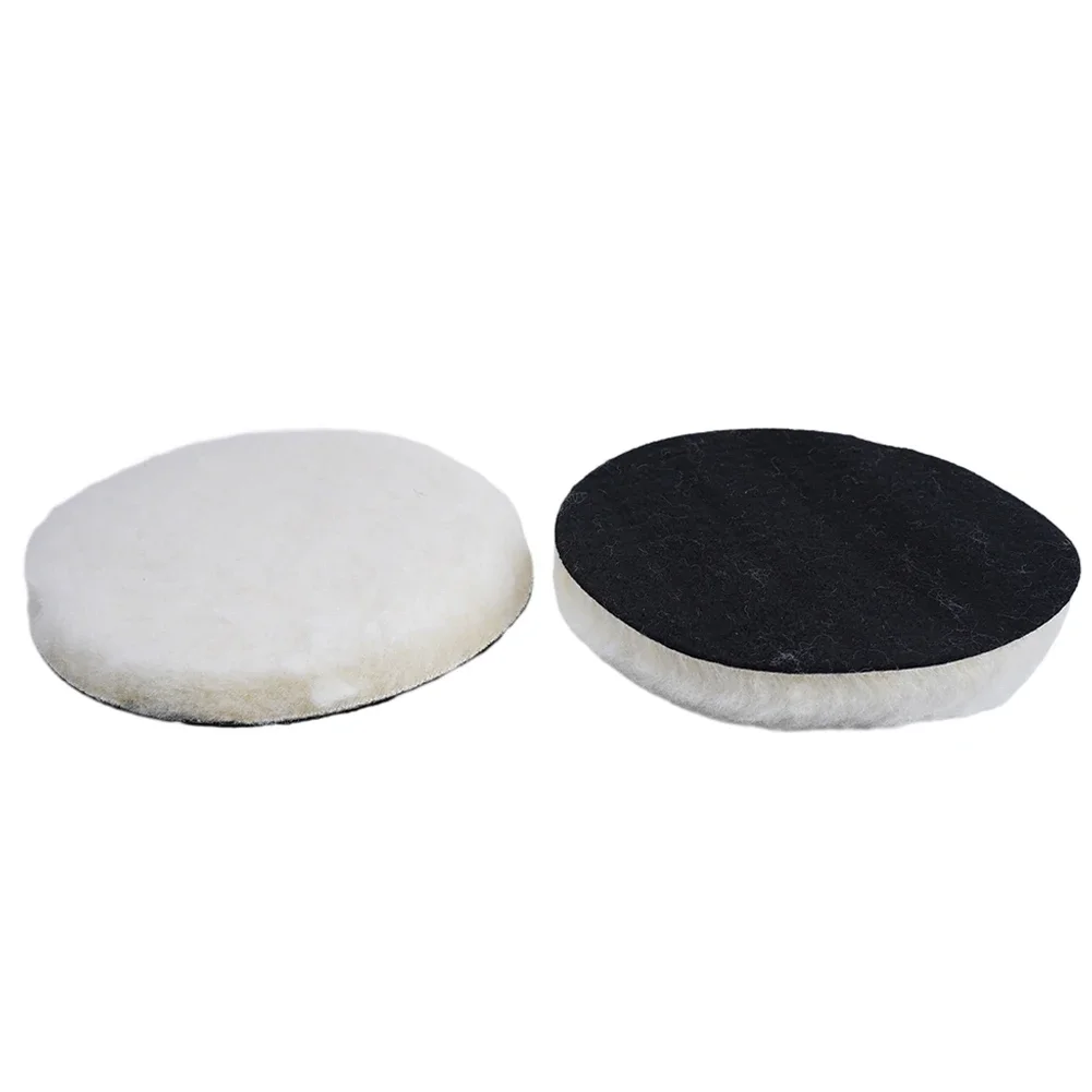 2pcs 5/6/7 Inch Car Headlight Restoration Kit Sanding Discs With Backing Pad Scouring Pads Wool Buffing Sponge Polishing Pads