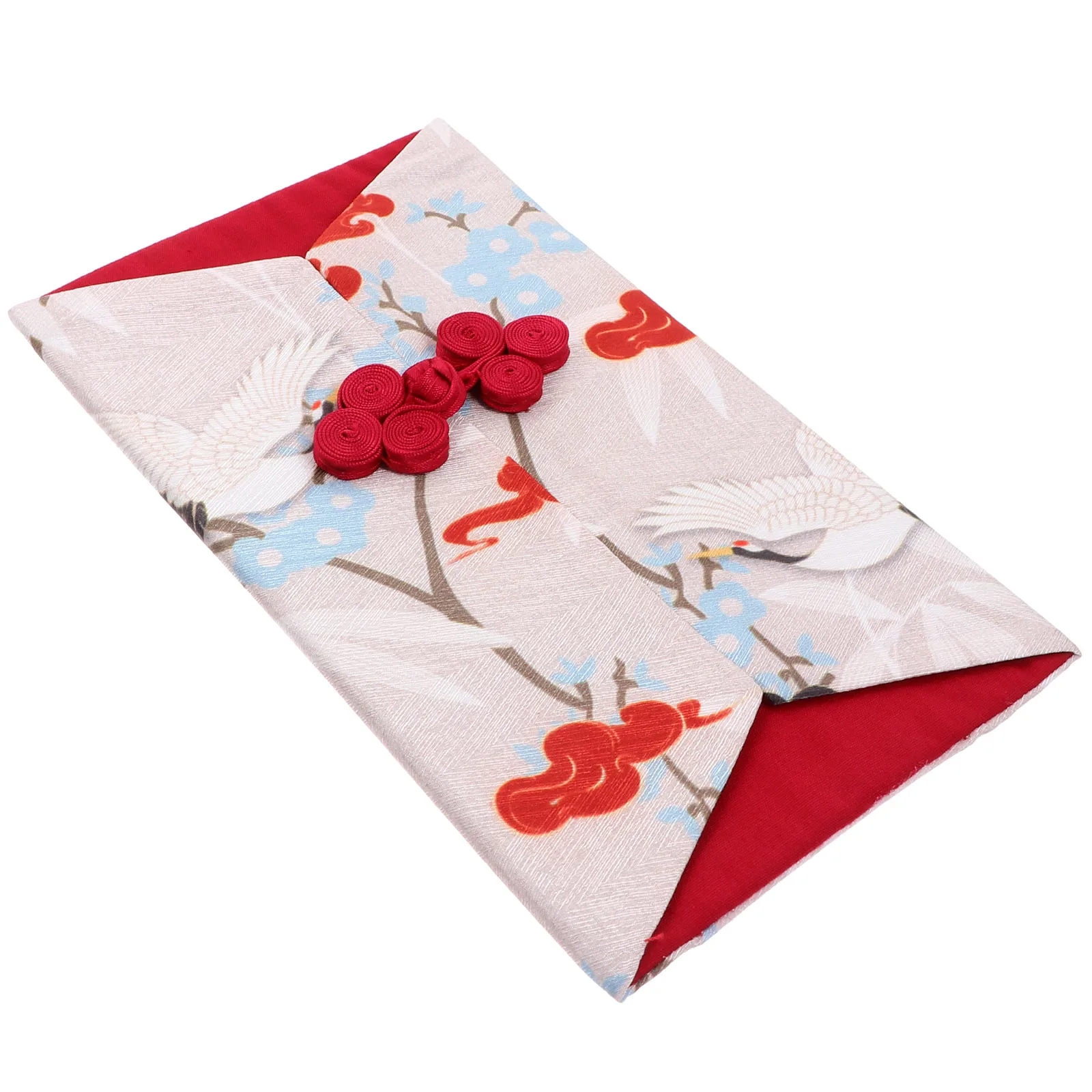 

Chinese Style Red Envelope Packet Pouch Mailer Gift Wrap Bag Money Storage New Year Red Packet Emulation Silk Practical