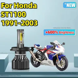 For Honda ST1100 1991 1992 1993 1994 1995 1996-2003 15000LM H4 LED Bulbs Canbus No Error Low Beam Motorcycle Headlight COB CHIP