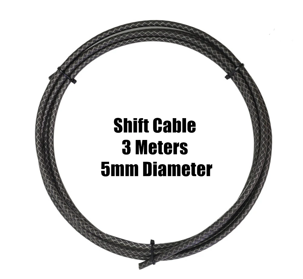 3 Meter geflochtenes Fahrradkabel Slick Lube Shift-Gehäuse Weave Bremsschlauch Schaltwerk Shifter Line Wire für Rennrad Mountainbike