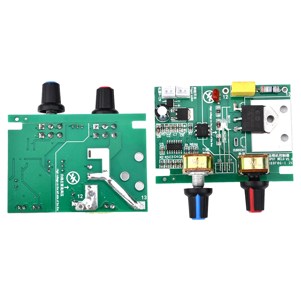 Imagem -05 - Máquina de Solda a Ponto Digital Soldador Controlador Board Tempo e Exibição de Controle Atual 41a 100a