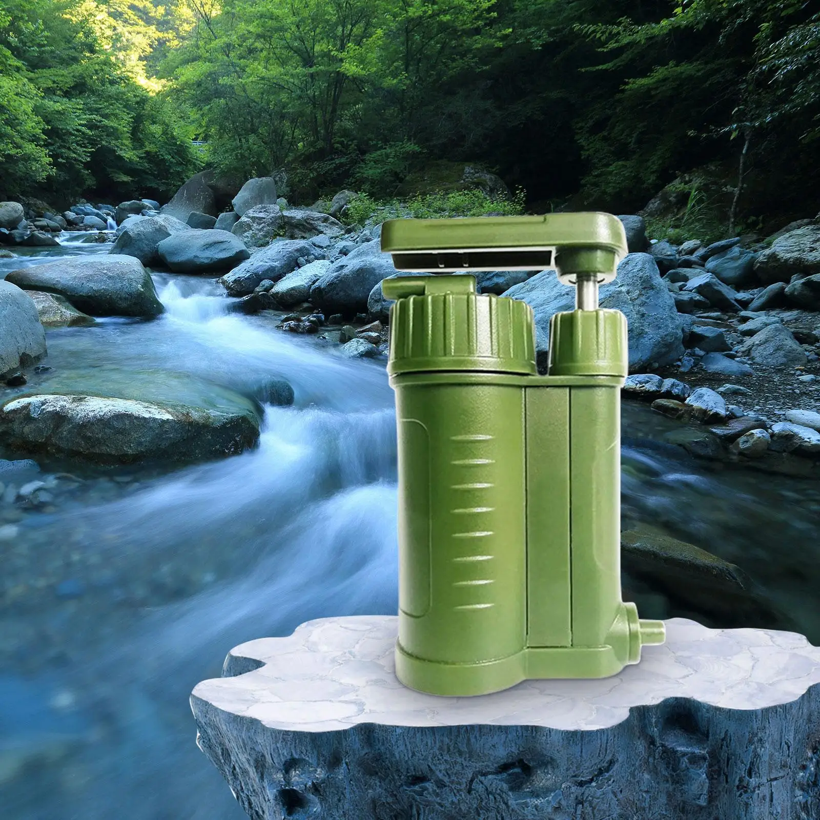 Portable Water Filter Personal Water Filtration for Outdoor Emergency Hiking