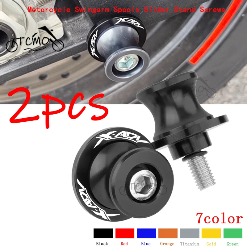For Honda X-ADV 750 XADV 750 XADV750 2017-2025 Accessories Motorcycle CNC Aluminum Swingarm Spools Sliders Stand Screws
