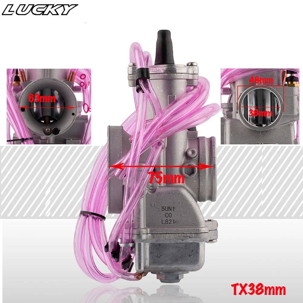 For MIKUNI TX38 TX40 38MM 40MM 2T Stroke Motocross 200-350cc For KTM 250 XC 2017 2 Stroke Engine Motorcycle Carburetor