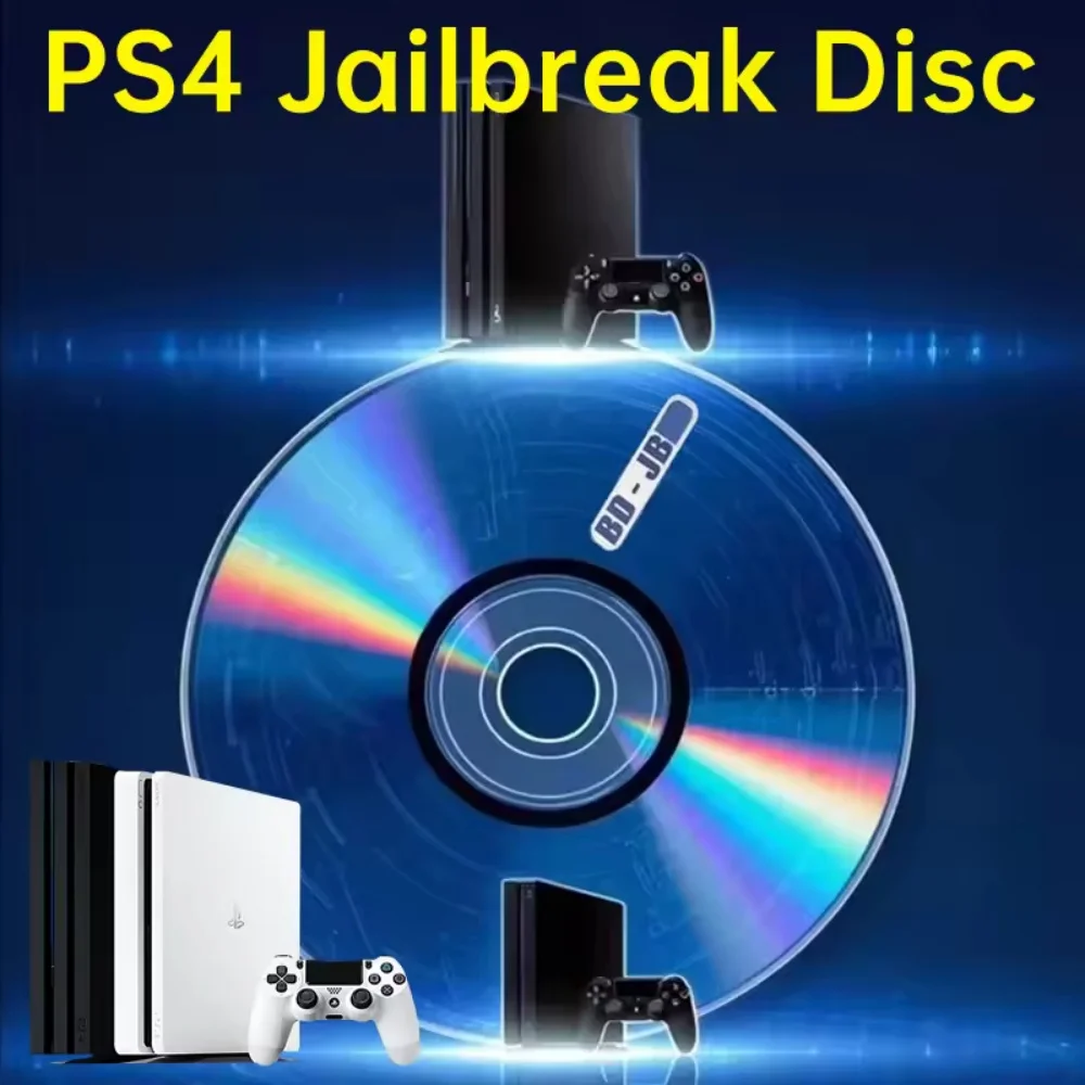 For PS4 Jailbreak Disc - Advanced Bootable CD for For PS4，PS4 Pro,PS4 Slim Firmware 9.0-12.52 Upgrade the software