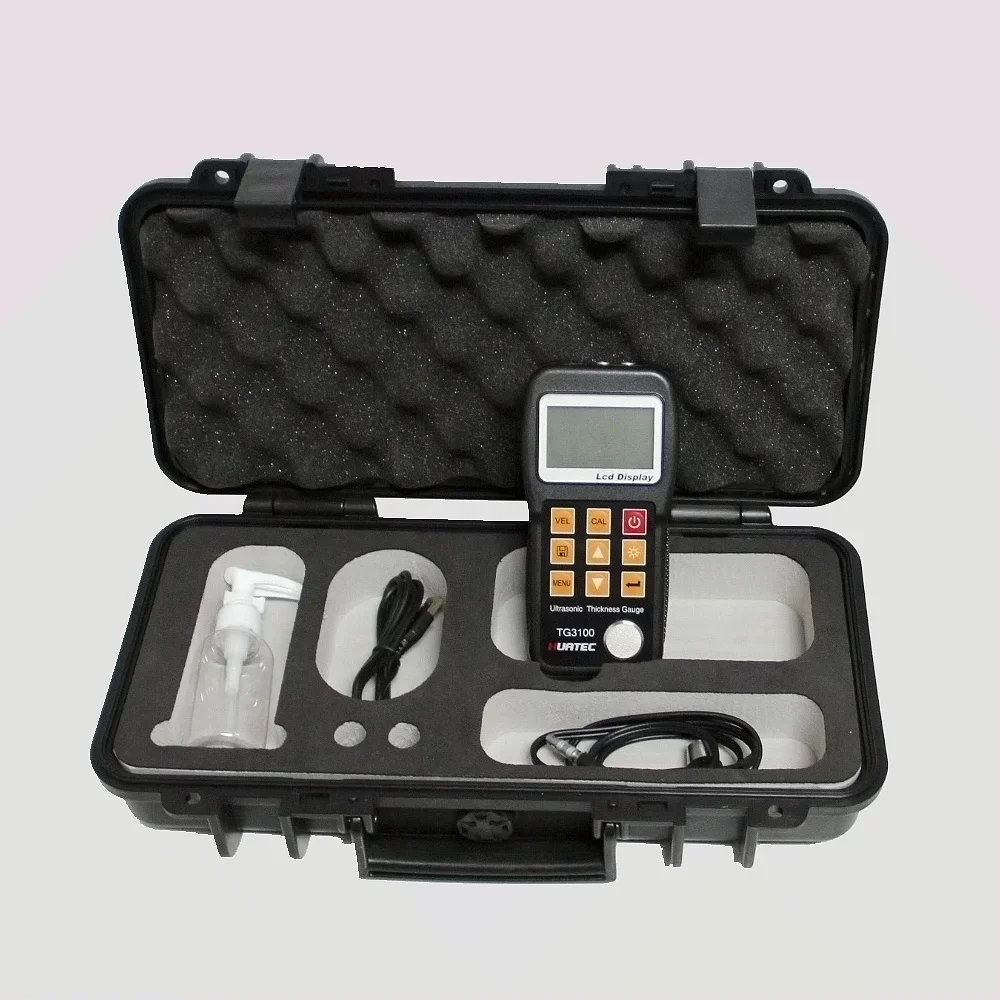 TG3100 Plastic 0.75mm - 300.0mm measure range tester NDT testing Ultrasonic wall thickness gauge tools