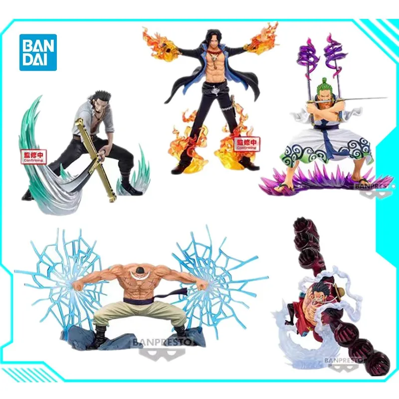 Bandai Original Banpresto One Piece DXF SPECIAL Luffy Zoro Edward Newgate Dracule Mihawk Ace PVC Anime Action Figure Model Toys