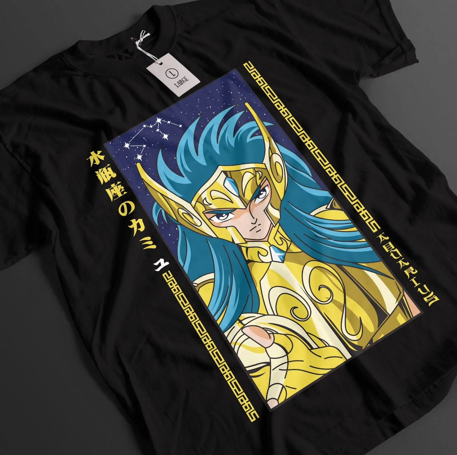 Saint Seiya Shirt Shiryu Tshirt Hyoga T-Shirt Shun Top Ikku Anime Graphic Tee