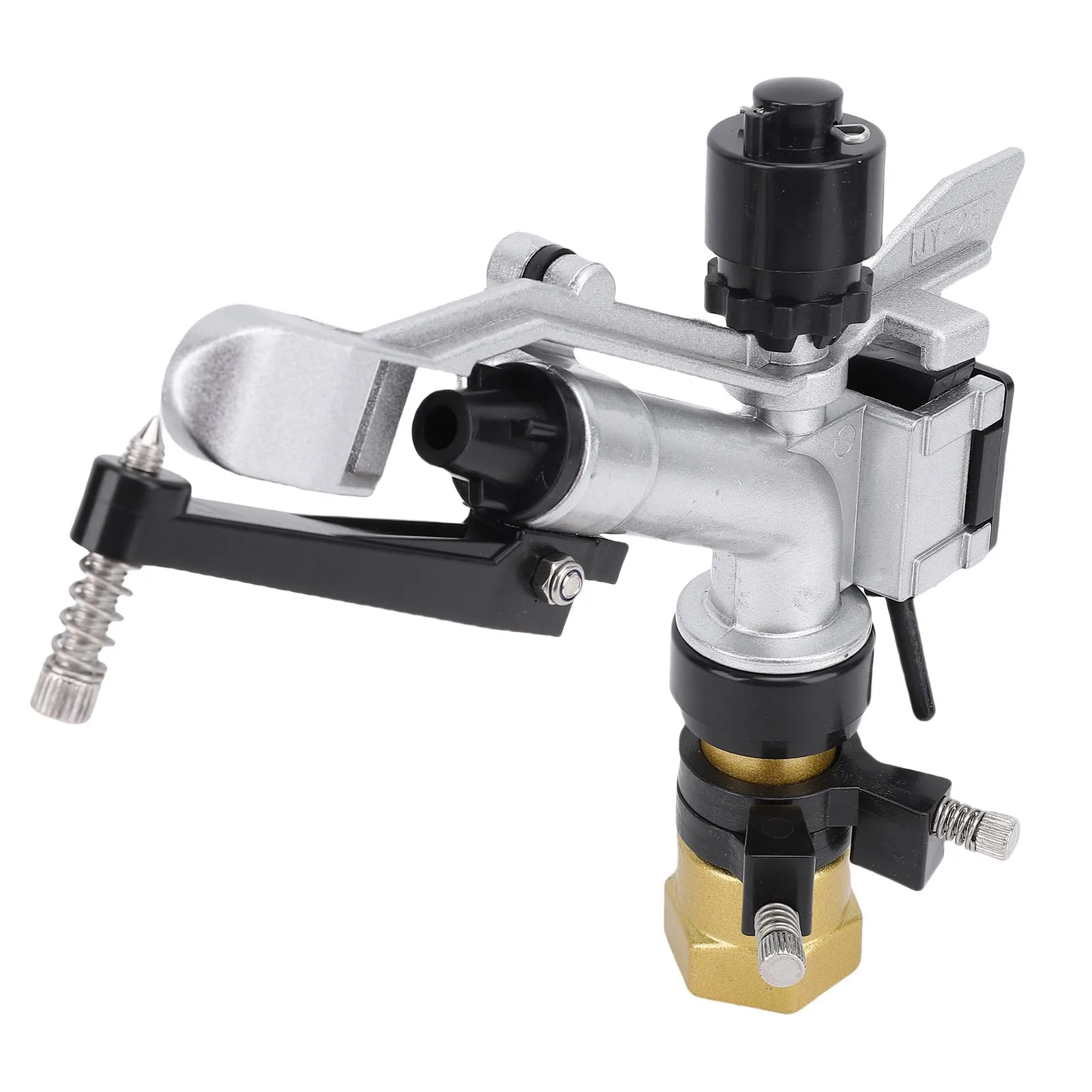 

Ирригационный пистолет-распылитель G1, интерфейс цинкового сплава, экономия воды, автоматический вращающийся ударный пистолет, спринклер для сада, фермы, двора