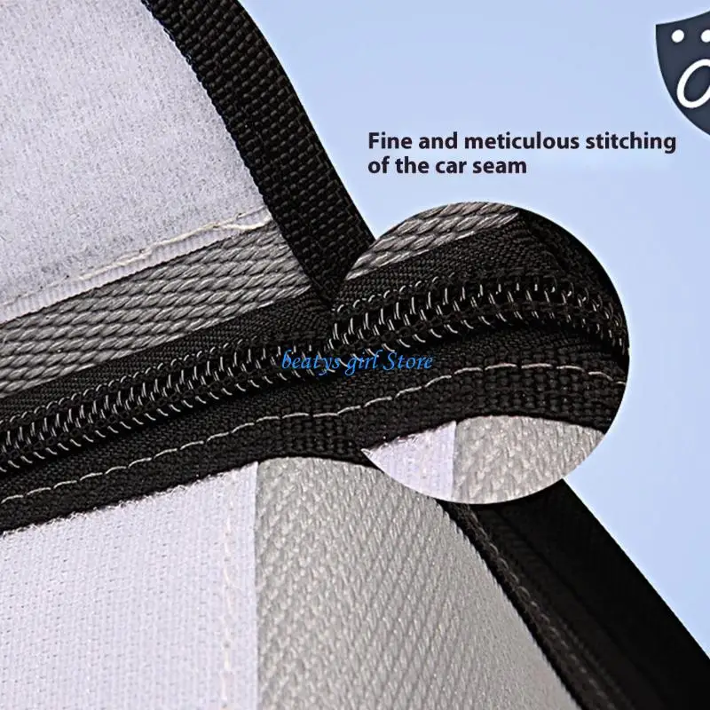 C7AB Fireproof Battery Storage Bag Double Layer Resistant Lightweight Design With Smooth Zippers For Drones