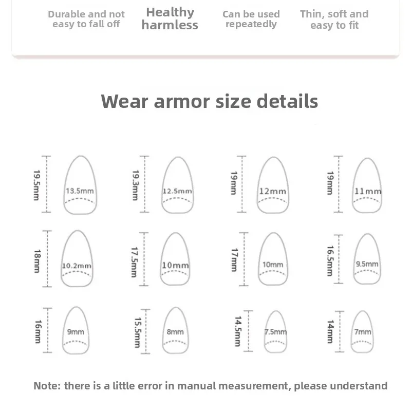 Lindo lazo rojo corto ovalado prensa 30 Uds en la uña con gato de dibujos animados uñas postizas francesas brillantes para niñas herramientas de uñas Ins usables