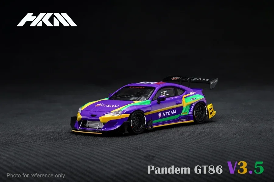 HKM 1:64 Pandem Rocket Bunny GR86 EVA01 Diecast Model Car