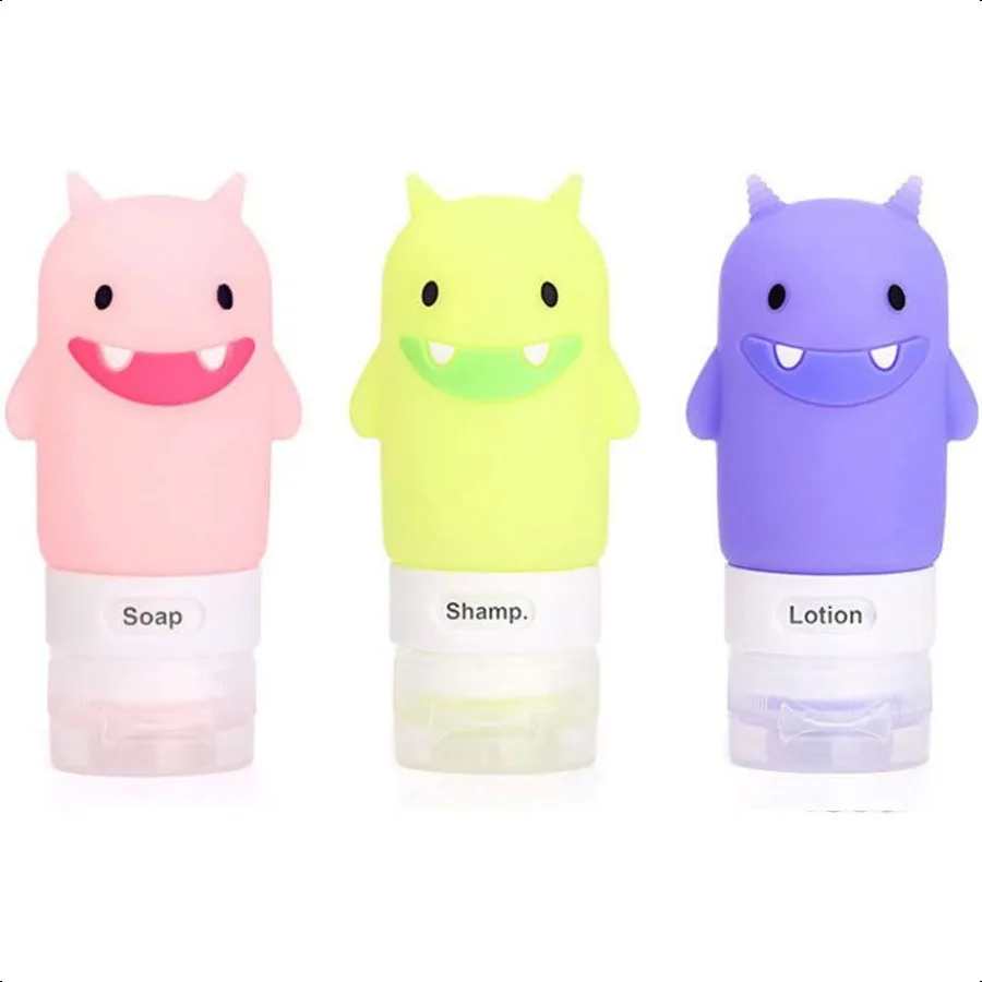 

Travel Bottles Set for Liquids TSA Approved Leak Proof Silicone Cosmetic Travel Containers for Shampoo Conditioner Lotion Toile