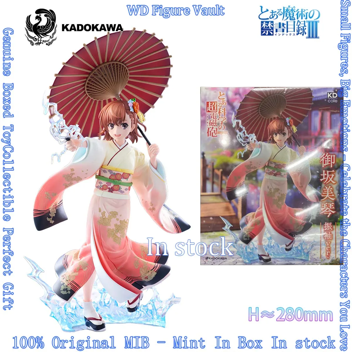

Kadokawa KDcolle A Certain Scientific Railgun T Misaka Mikoto Furisode Ver. 1/7 Scale Figure Model Genuine Toy Gift