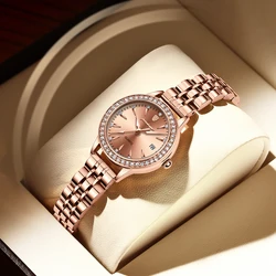 POEDAGAR Luxury Casual Watch For Woman Waterproof Date Ladies Watch Elegant Diamonds Women's Quartz Watches Simple Female Clock