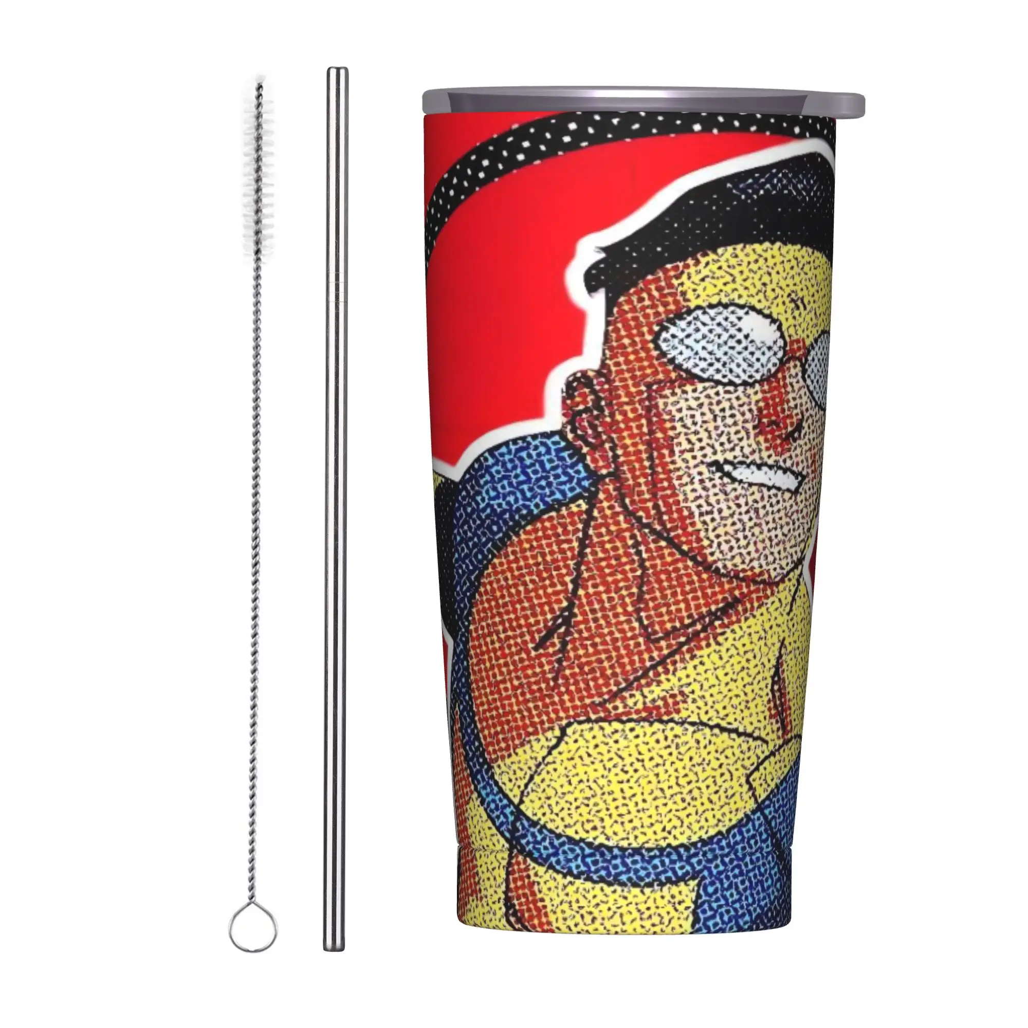 Anime Invincibles Tumbler  Keep Heat Cold Drink Water Bottle Stainless Steel Camping Mugs Cup