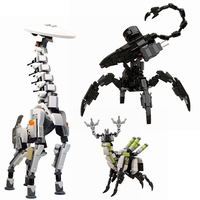 MOC Horizon Zero Dawned Robot Battle Machine Corruptored Game Action Figures Model Building Blocks Set Bricks Toys for Children