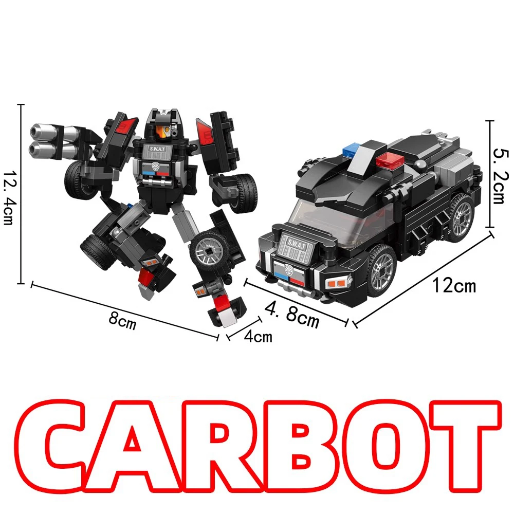 Transformation Toys Robot Car Plastic Assembly Anime Movie anime figure decoration one piece  Children Birthday Gift