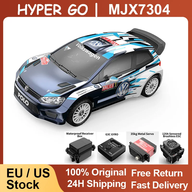 Hyper Go MJX 7304 POLO R WRC Afstandsbediening Auto 7303 C3 Drifting Auto Rally Auto Drifting Vierwielaandrijving Rally Auto Model Speelgoed