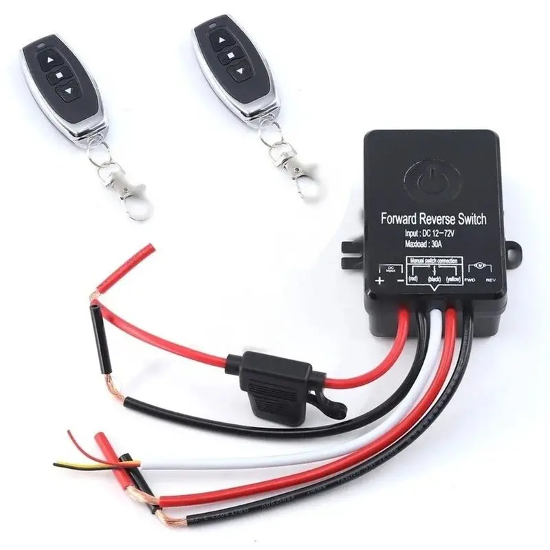 ABWR-Linear Actuator Manual Remote Dual Control Switch DC12V-72V/30A Waterproof Wireless Remote Forward Reverse Parts