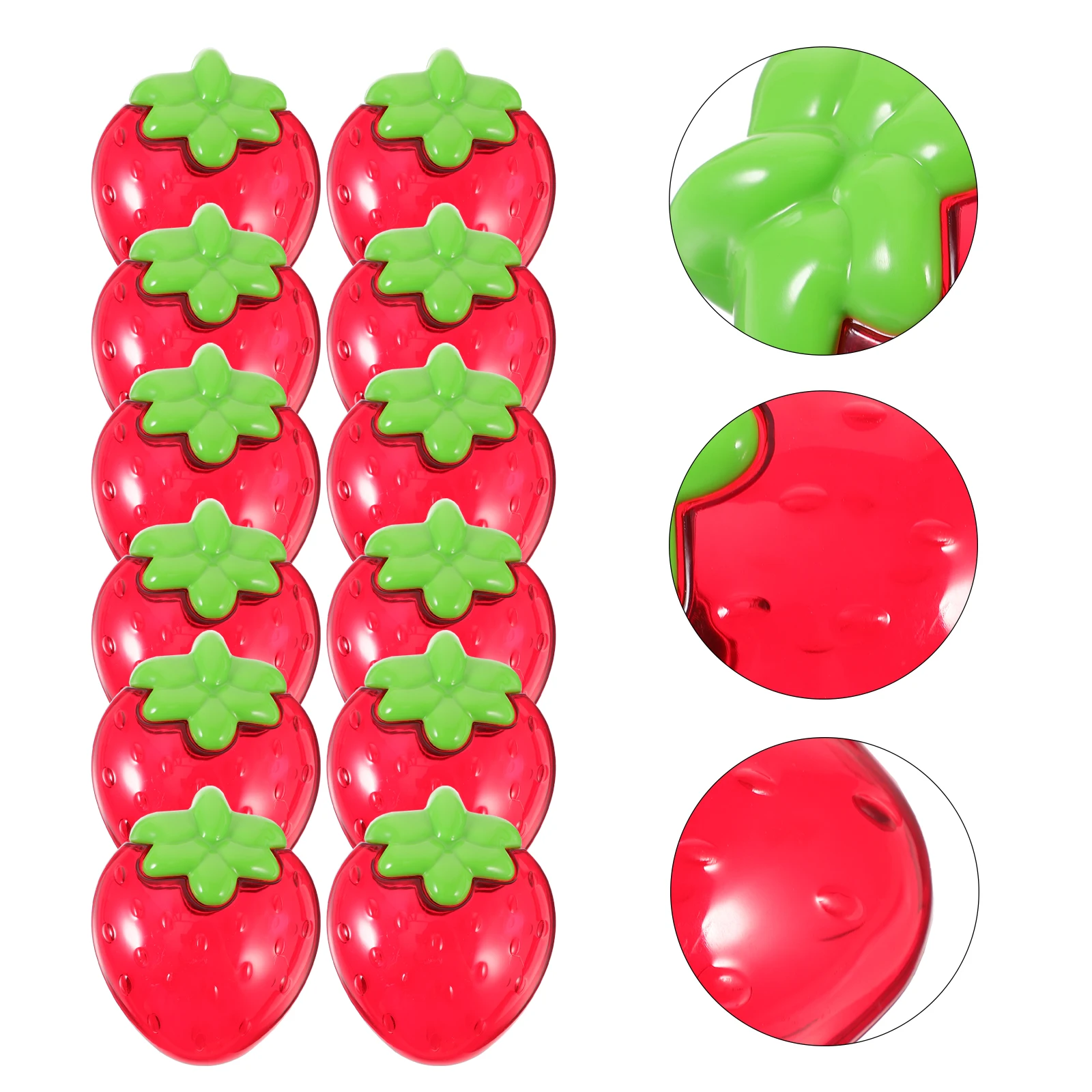 

12 Pcs Strawberry Shaped C y Boxes Gift Packaging Jewelry Dish Party Favor Containers Sweets Box Strawberries Chocolate