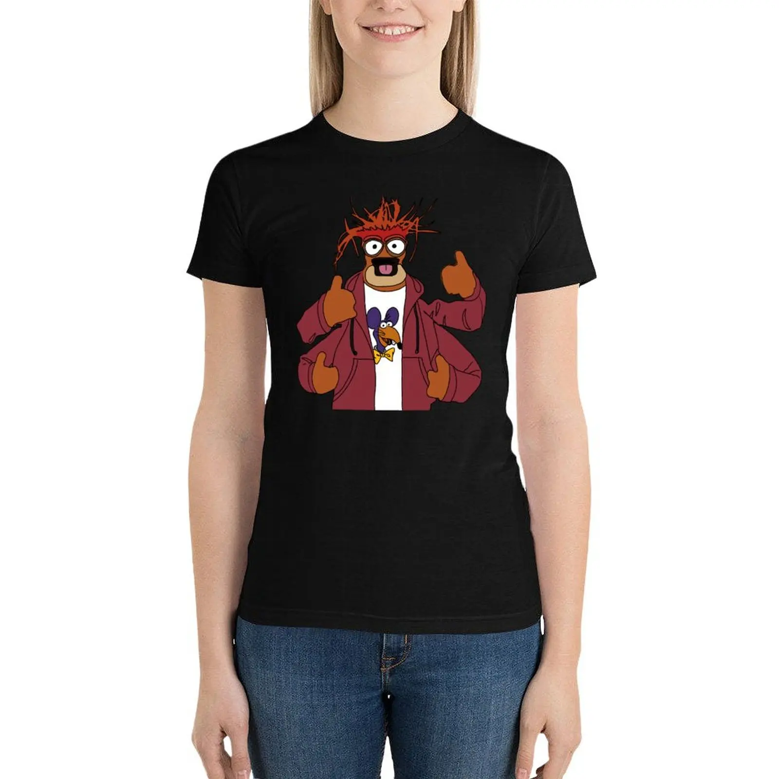 Pepe the King Prawn with Rizzo Shirt T-Shirt tees aesthetic clothes summer top Female clothing Woman T-shirts