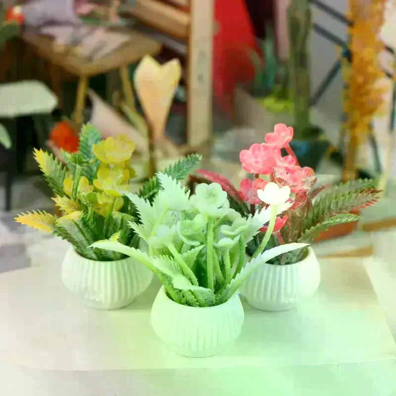 Modelo de Plantas em Vaso para Casa de Bonecas 1/12, Decoração de Casa de Bonecas, Plantas de Micro Paisagem, Ornamentos, Acessórios para Casa de Bonecas
