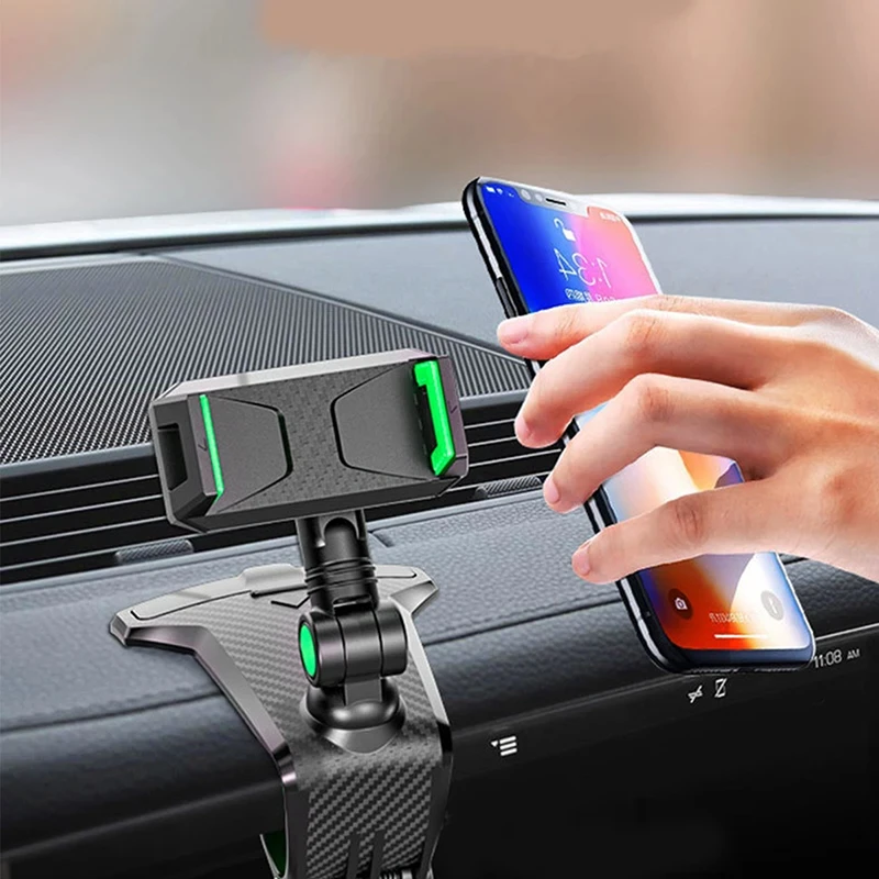 Car Cell Phone Support 1200 Degree Rotatable Dashboard Phone Number In The Car Phone Holder For 7 Inch Xiaomi Mobile Phone Stand