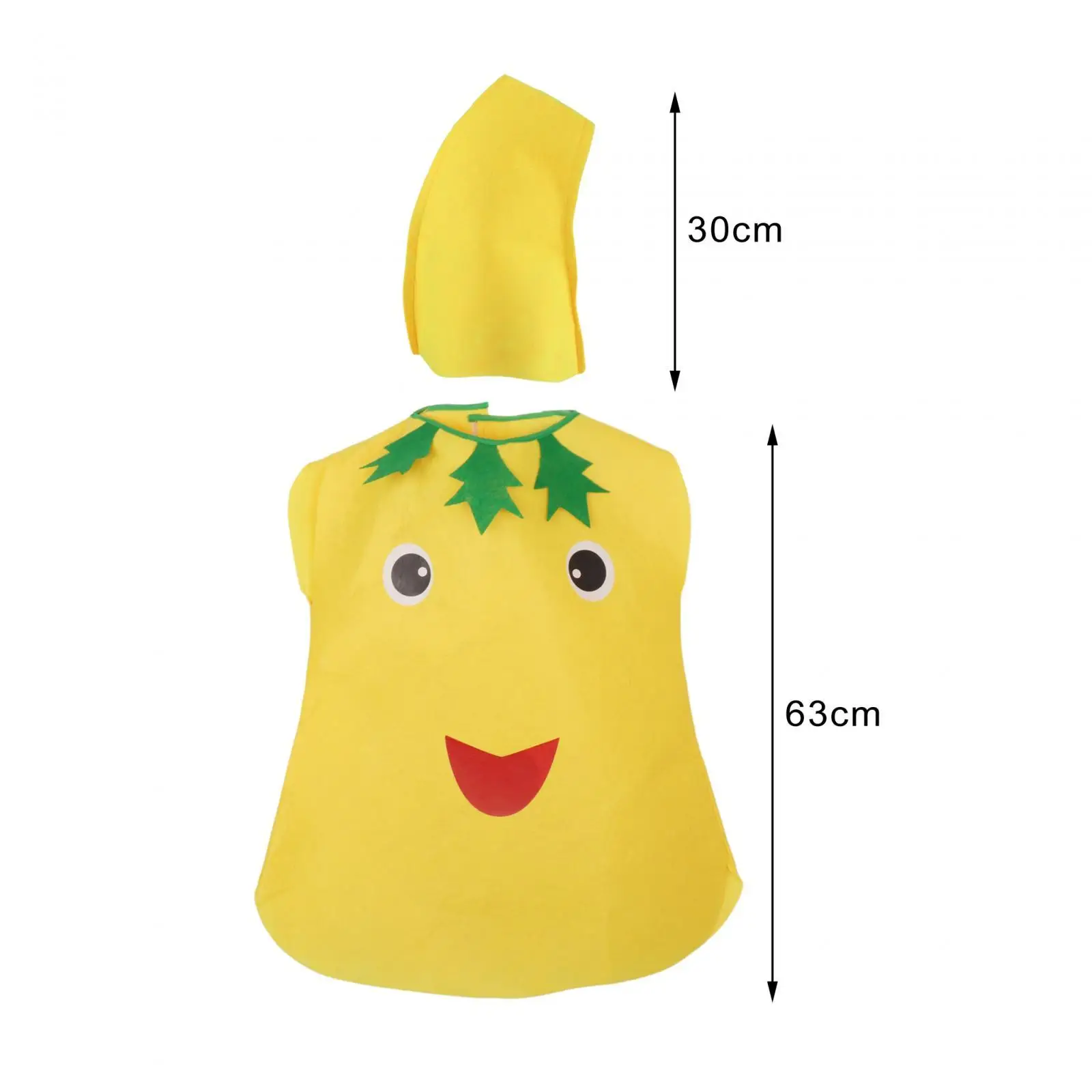 Costume da verdure per bambini, cosplay carino per oggetti di scena di Halloween, carnevale per bambini