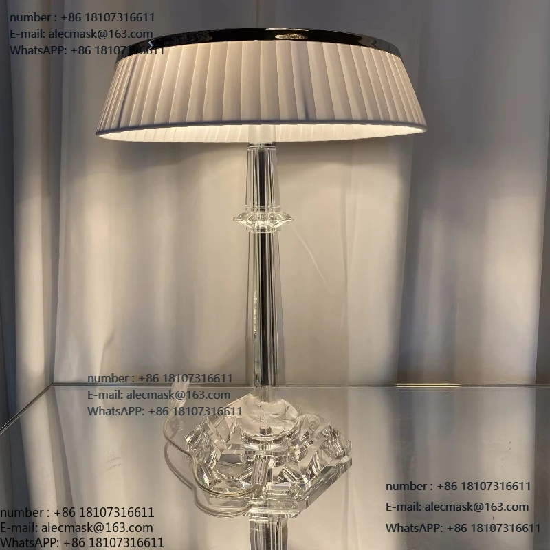 

Crystal Hotel Bedside Home Decoration Table Lamp with Light Hood