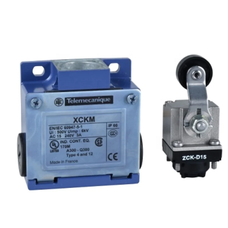 XCKM115 Limit switch, Limit switches XC Standard XCKM thermoplastic roller lever 1NC+1 NO snap action