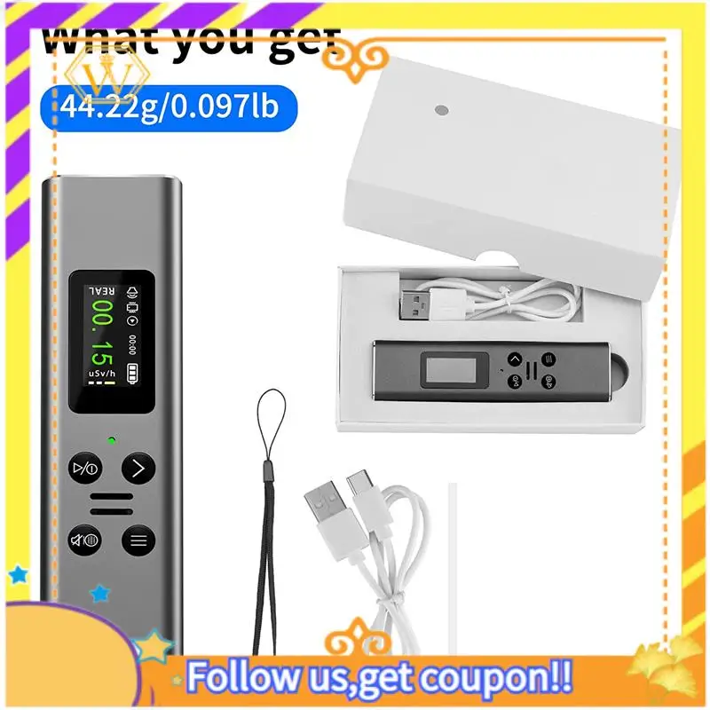 

Geiger Counter Nuclear Radiation Detector Radioactive Detector Portable Radiation Dosimeter