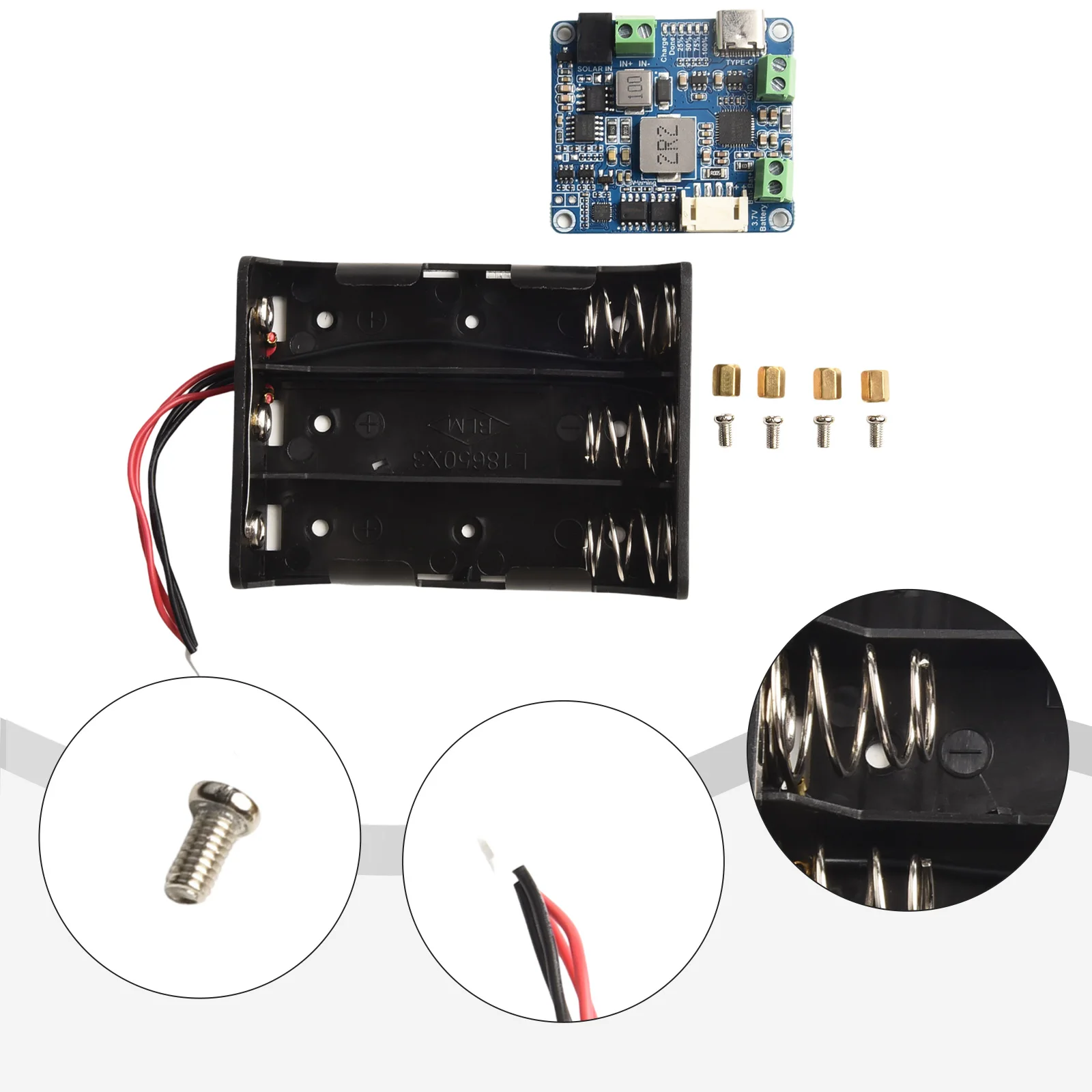 Multi LED Indicators Supports V V Solar Panel V V Solar Panel Waveshare Solar Power Manager Module D Battery Charging