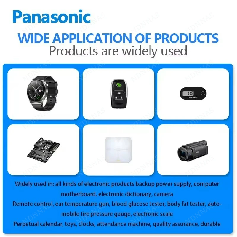 Original PANASONIC CR2450 CR 2450 3V Lithium Battery( 2-30PCS )For Watch Calculator Clock Remote Control Toys Button Coins Cell view 6