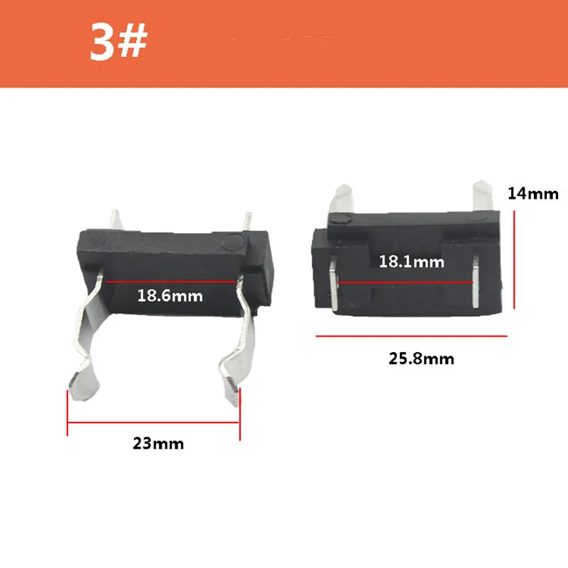 2pcs Electric Wrench Switch Pin Switch Pin Insert Battery Connector Lithium Electric Drill Impact Wrench Pin Switch