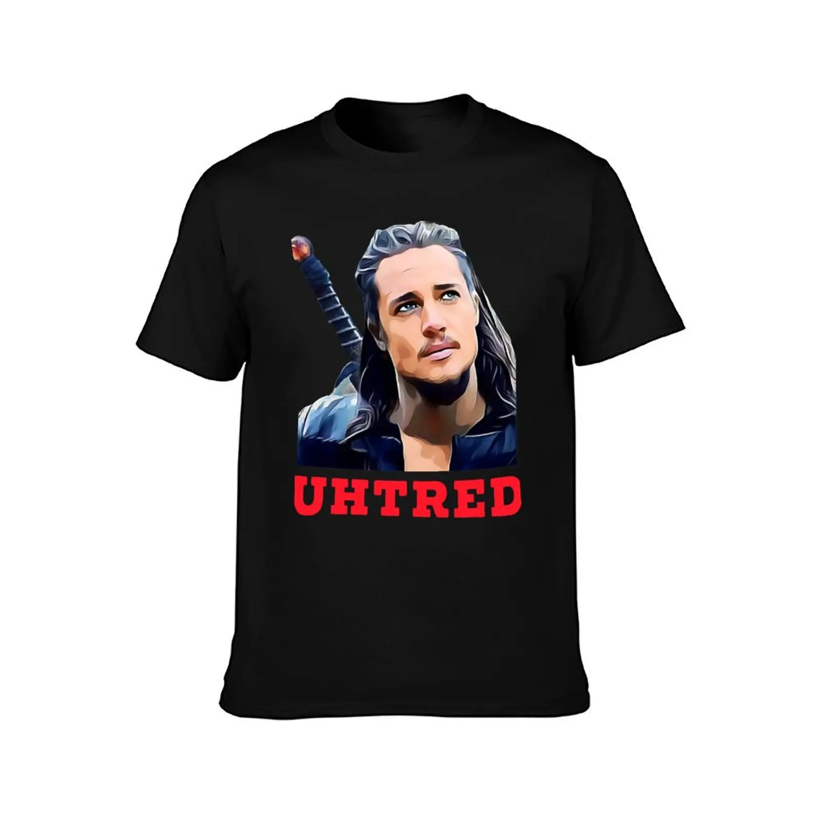 Lover Gift Uhtred Of Bebbanburg Classic Fan T-Shirt Basic Plain Short Sleeve Crew Neck Tee T-Shirt