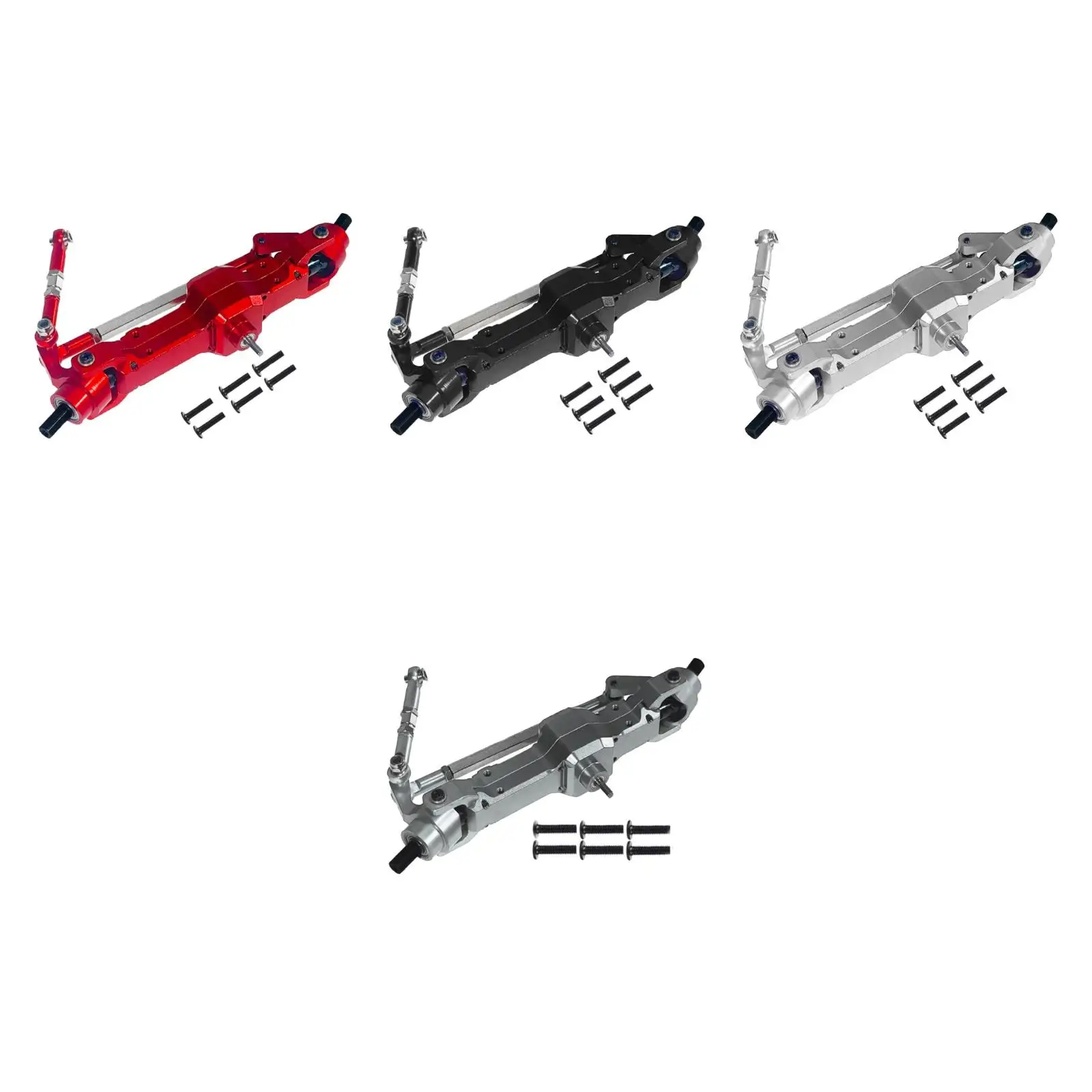 RC Car Front Axle RC Front Axle Set DIY Accessories Front Axle Assemble Front Bridge Axle for RC Truck Remote Control Car
