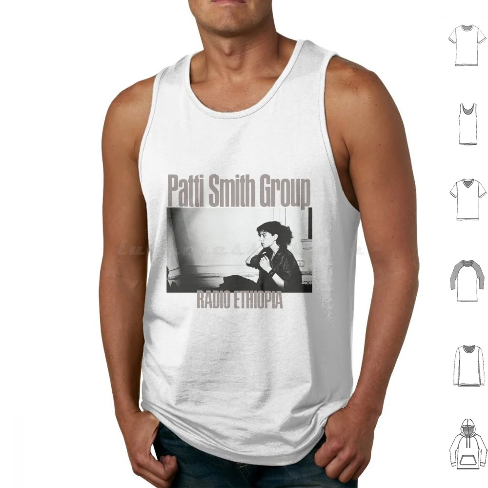 Patti Smith Group, Radio Ethiopia, camisetas sin mangas, Patti Smith Punk, música de los años 70, Nueva York, Vintage, Patti Horses, Retro