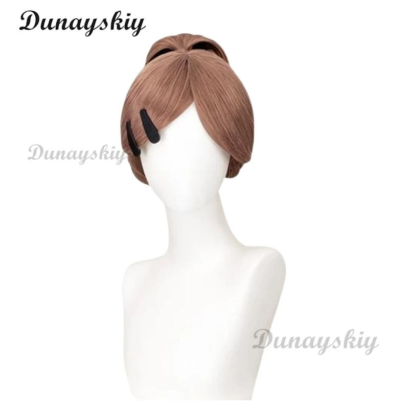 Komatsu Nana Anime Cosplay Costume Wig Set for Women White Puffed Sleeve Waist Dress Halloween Outfit with Uniform Details view 6