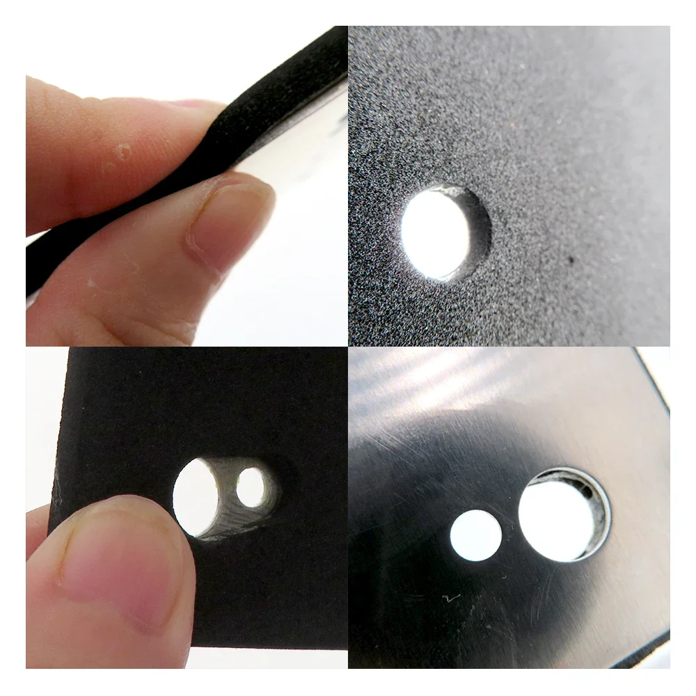 3-Pack 100*110mm Replacement 1/4 Sheet Finishing Sander PSA Sanding Pad Backing Plate For Makita 158324-9 BO4556,BO4556