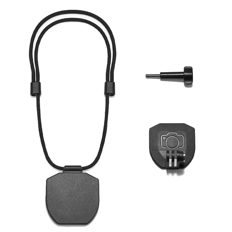 Лучшие предложения Крепление на шею камеры для DJI Pocket 3, магнитное крепление на шею, спортивная камера, аксессуар для крепления на грудь для съемки с первым обзором