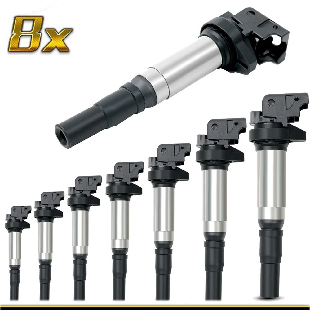 

8PCS IGNITION COIL For Mini Cooper Countryman 1.6L L4 2007 2008 2009 2010 2011 2012 2013 2014 2015 2016 OE# 12137575010 UF598