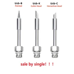 1pcs USB Solder Tip Interface Soldering Iron Head Mini Portable Soldering Iron Tip Accessories Tool